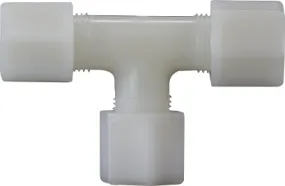 1/4" Polypropylene Compression Tee qt