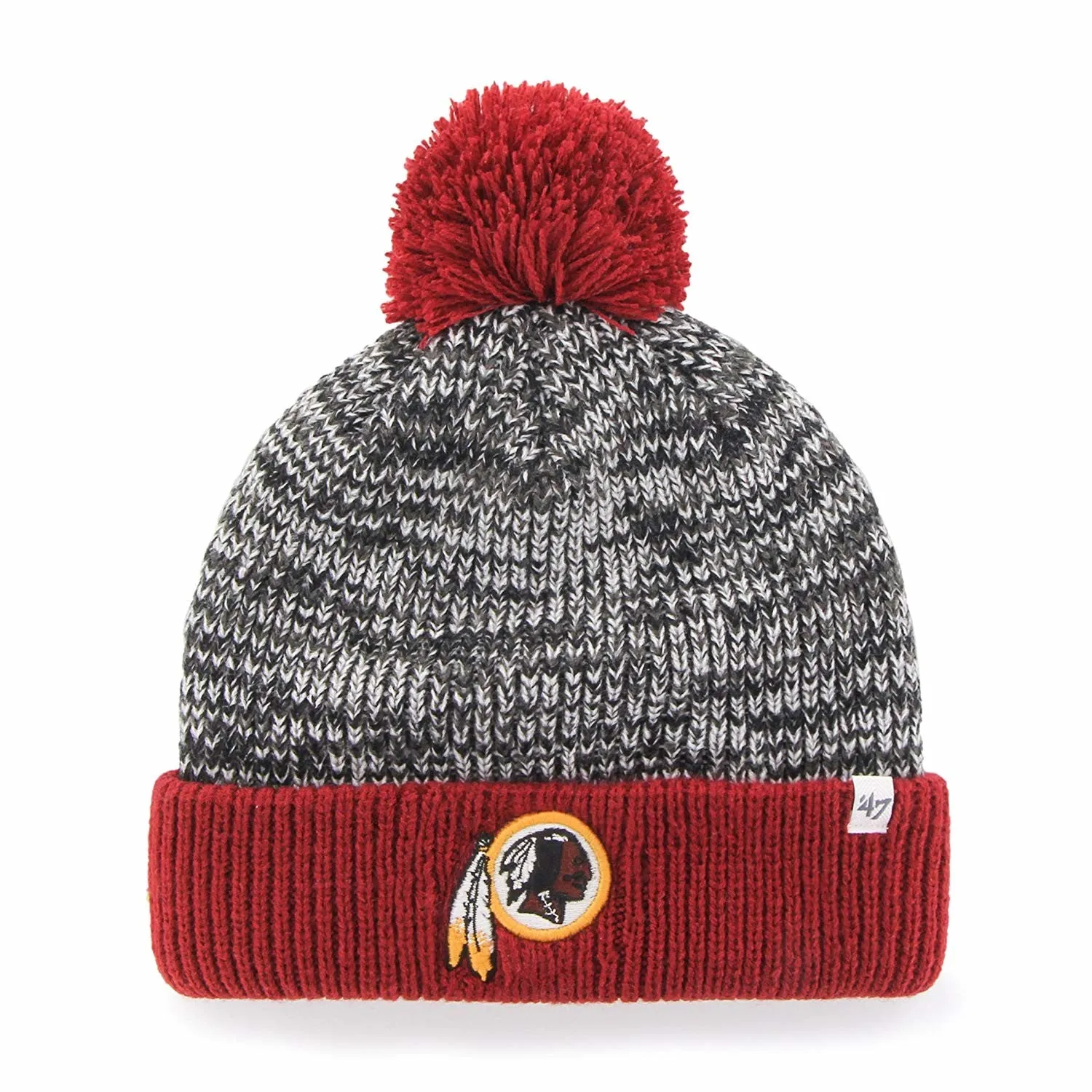 '47 NFL Adult Women's Trytop Cuff Knit Hat with Pom