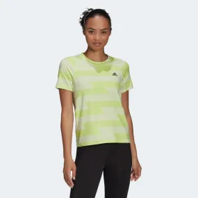 adidas Fast Allover Print Women's Tee