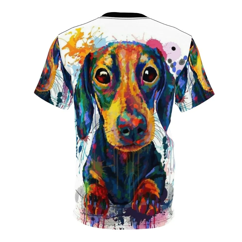 Adorable Dachshund Dog Art T-shirt for Dog Lovers