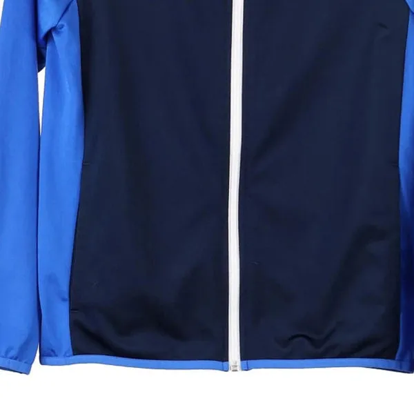 Age 11-12 Adidas Track Jacket - Medium Blue Polyester