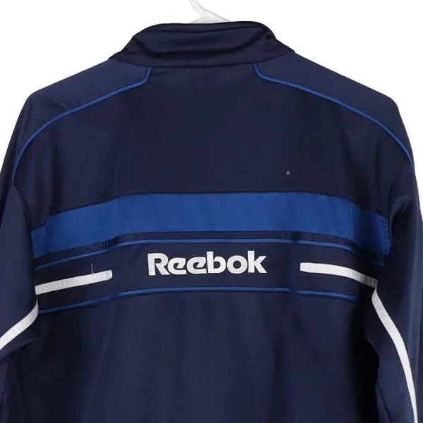 Age 14-16 Reebok Track Jacket - XL Blue Polyester