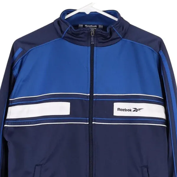 Age 14-16 Reebok Track Jacket - XL Blue Polyester