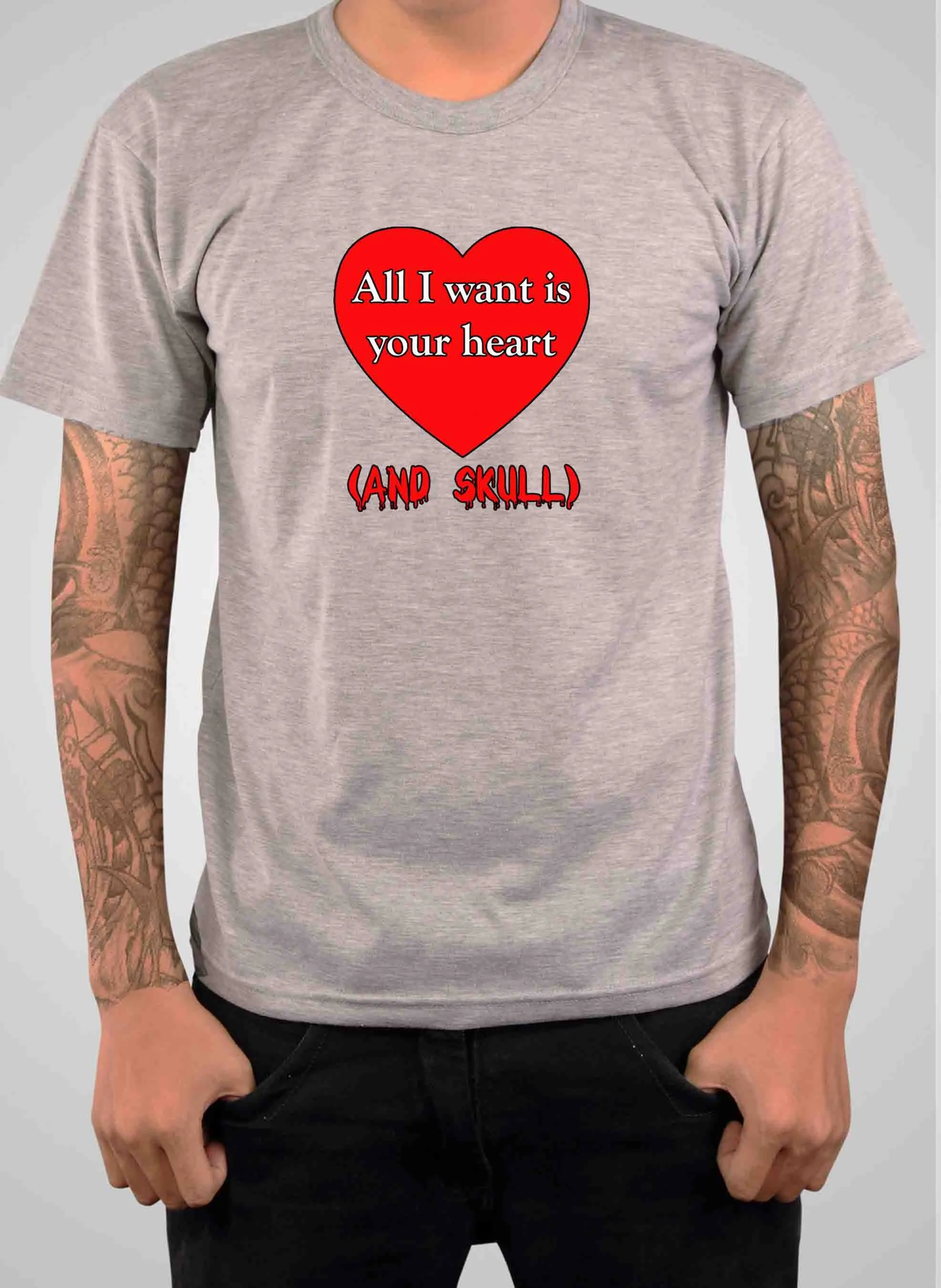 All I want is your heart (and skull) T-Shirt