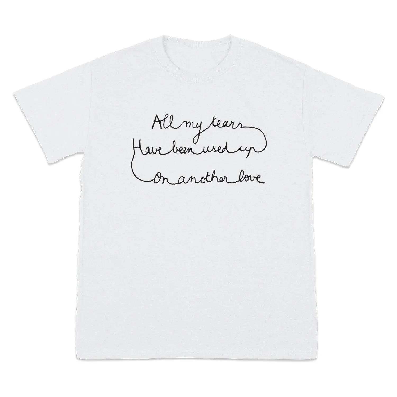 All My Tears White T-Shirt