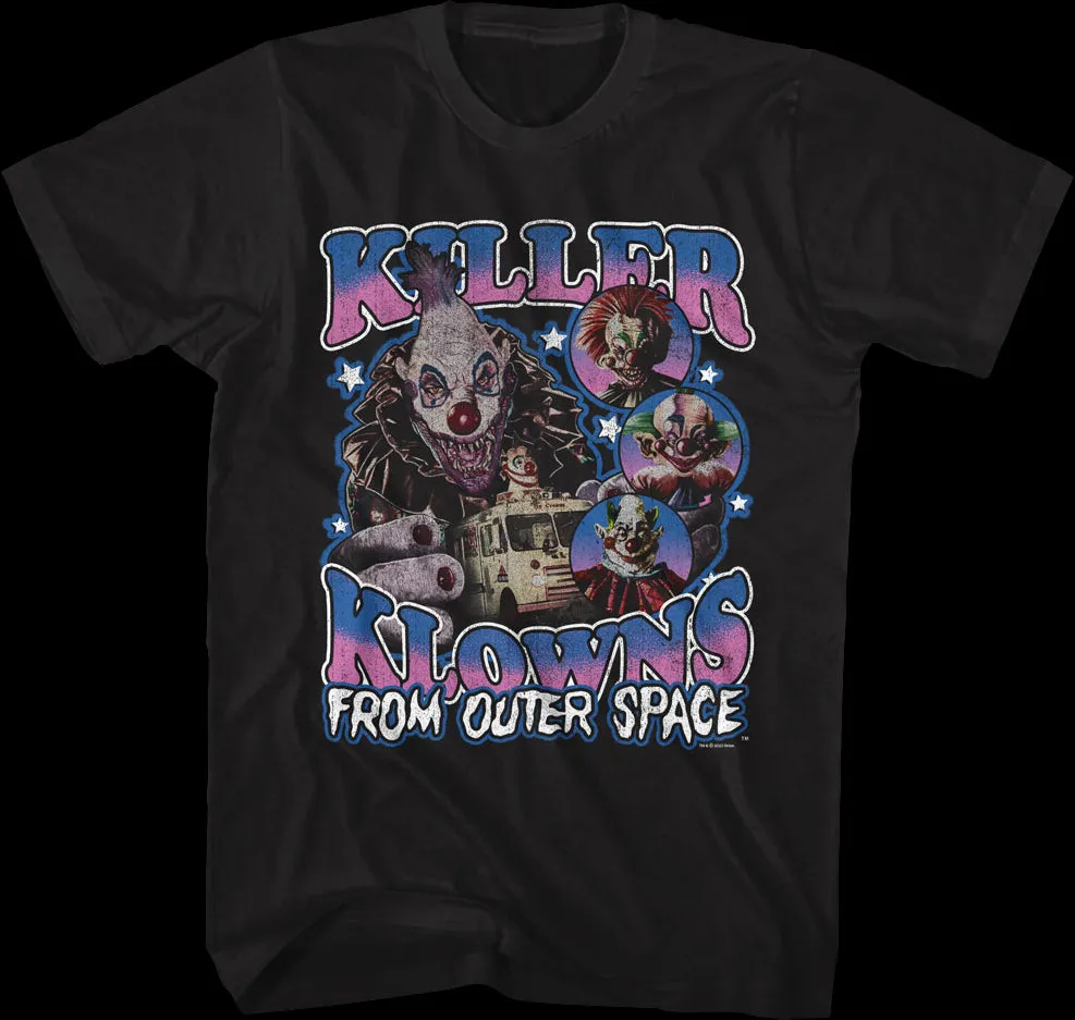 All-Star Collage Killer Klowns From Outer Space T-Shirt