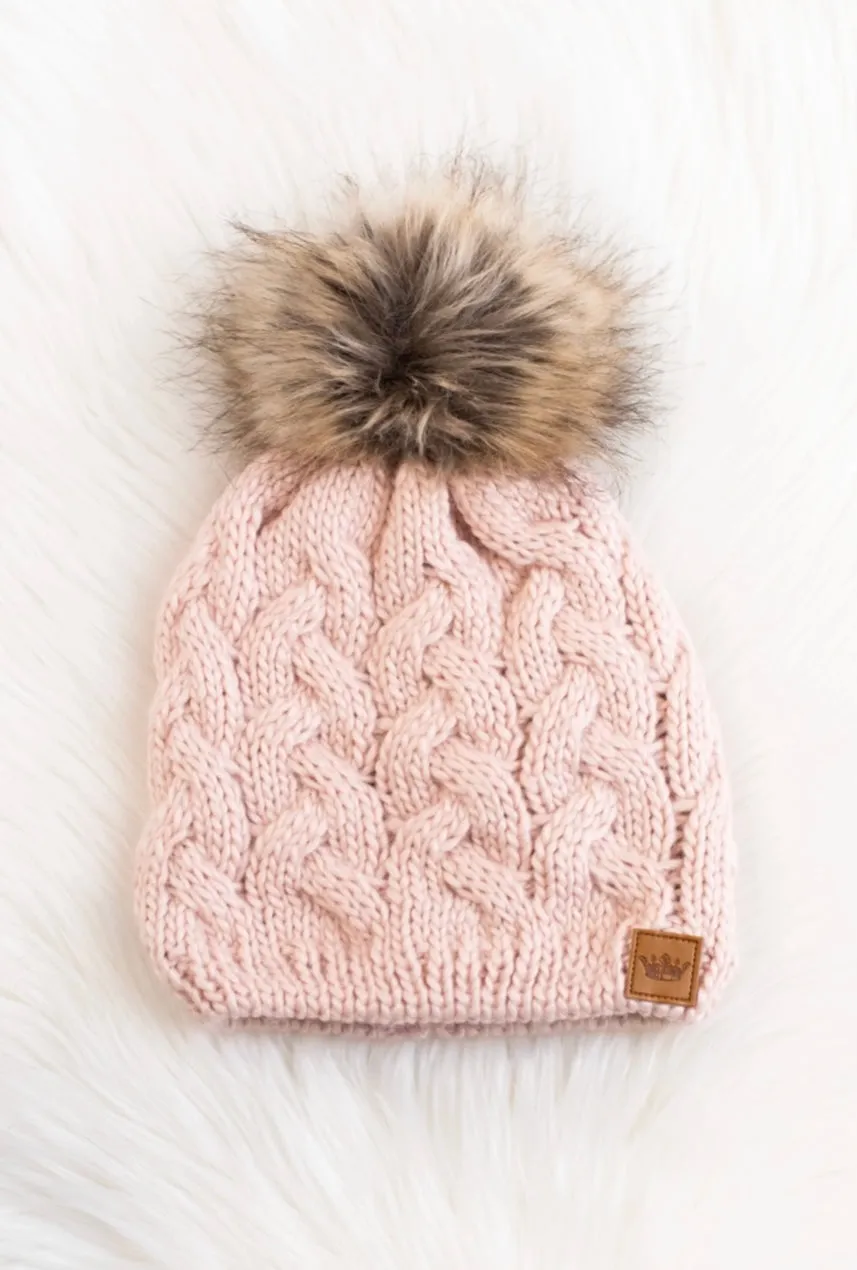 Aspen Knit Pom Hat