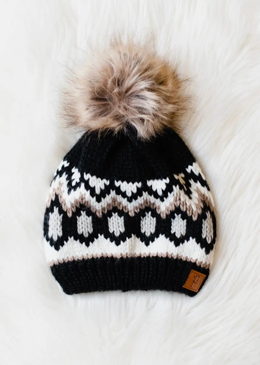 Aspen Knit Pom Hat