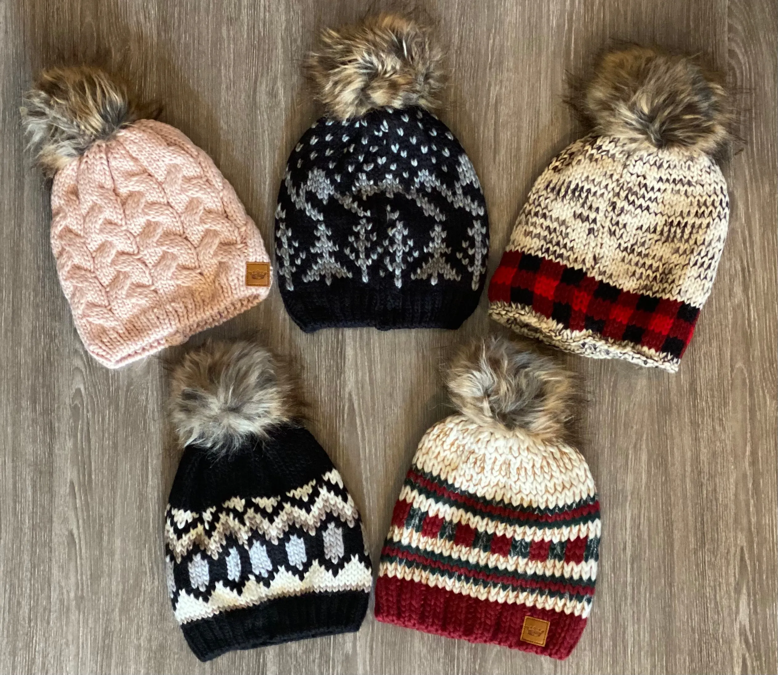 Aspen Knit Pom Hat