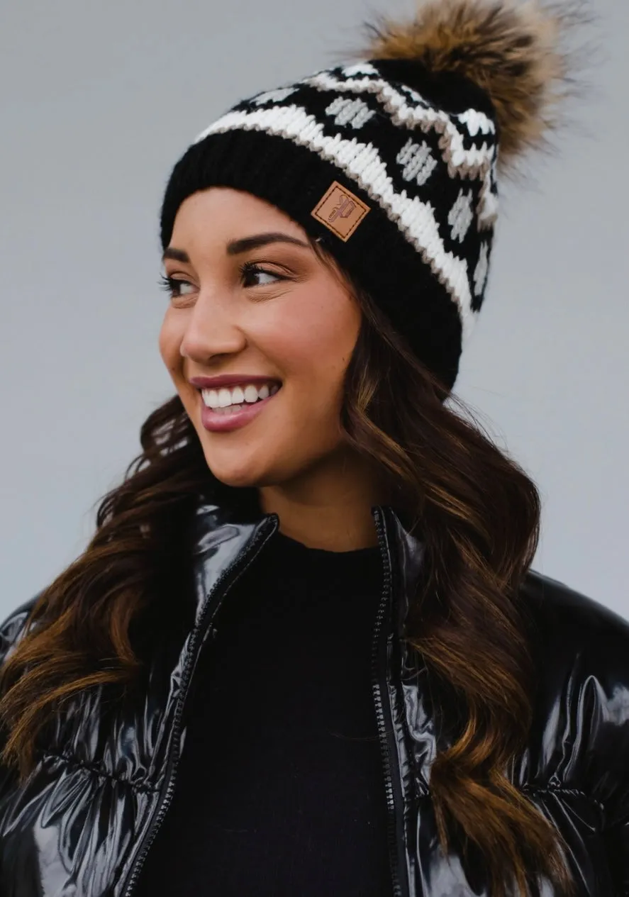 Aspen Knit Pom Hat