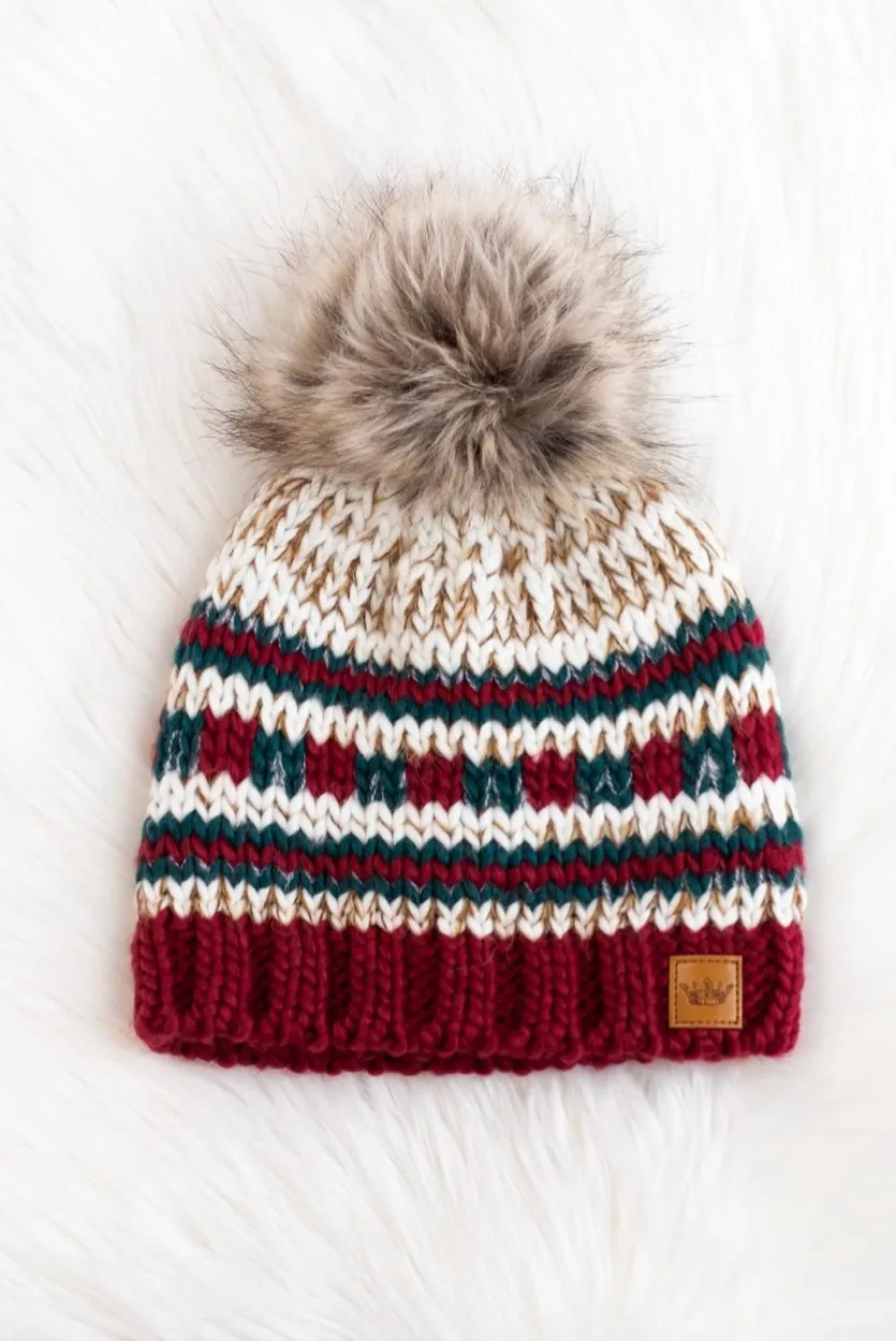 Aspen Knit Pom Hat