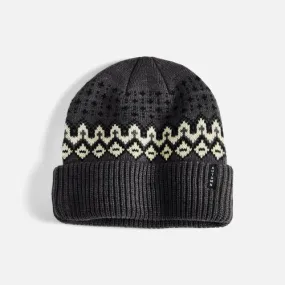 AUTUMN - FAIRISLE BEANIE CHARCOAL