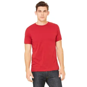 Bella   Canvas Unisex Canvas Red Made in the USA Jersey Short-Sleeve T-Shirt