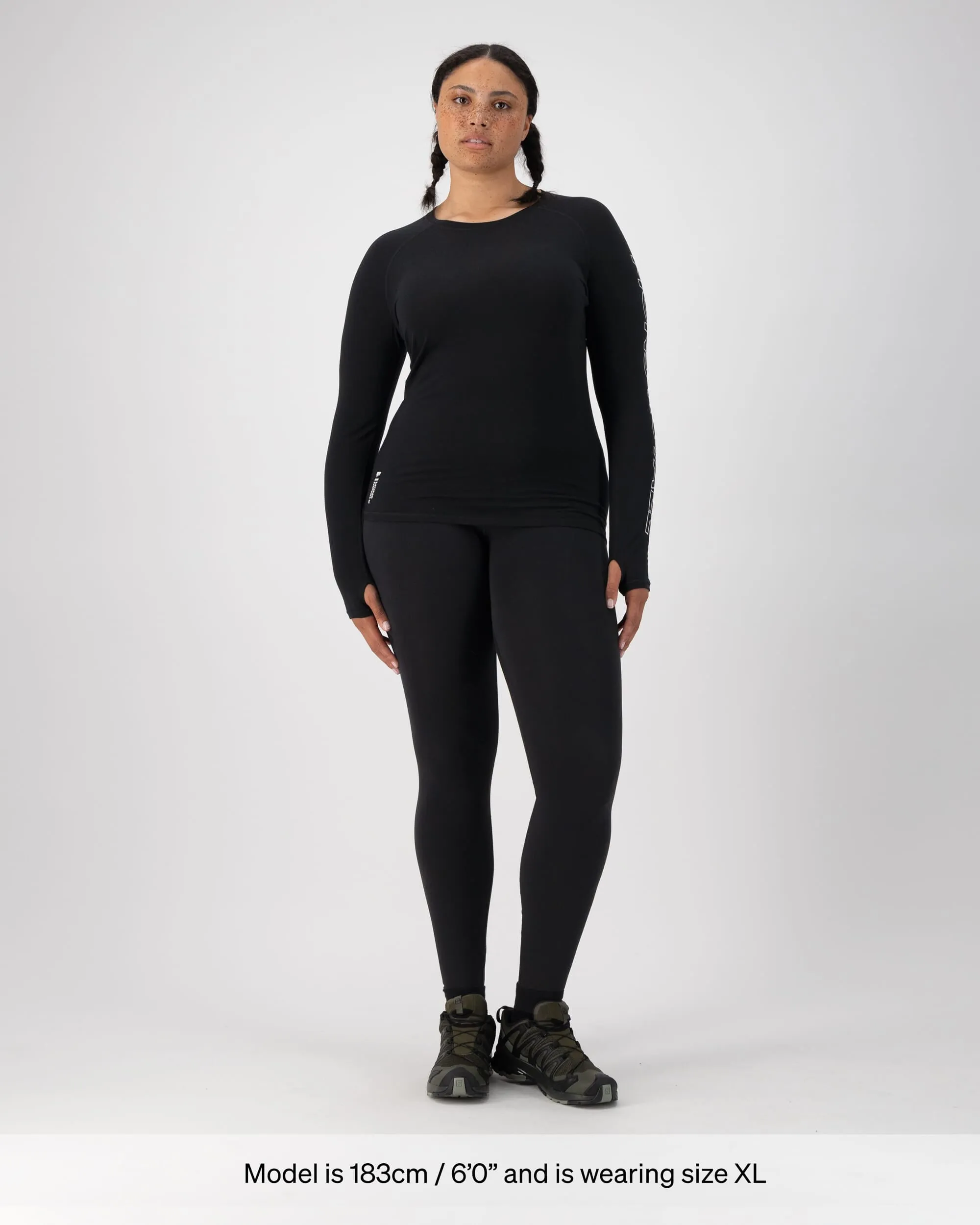 Bella Merino Long Sleeve - Black