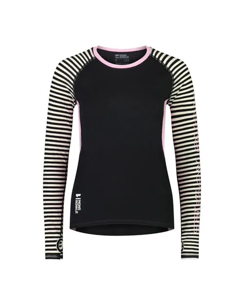 Bella Tech LS Pink Stripe