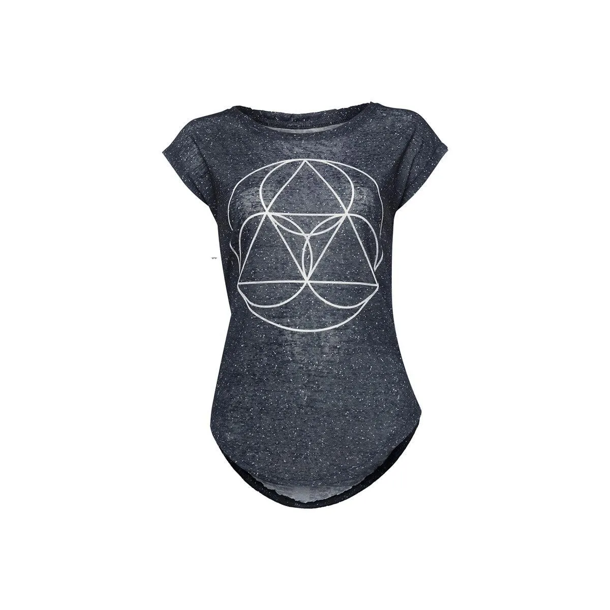 BiggYoga Namaste Anthracite T-Shirt - Size - S, Comfortable, Cotton,