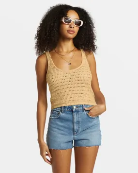 Billabong Hot Shot Crochet Tank Top