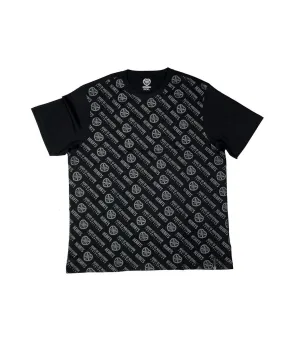 Black All Over Print Tshirt