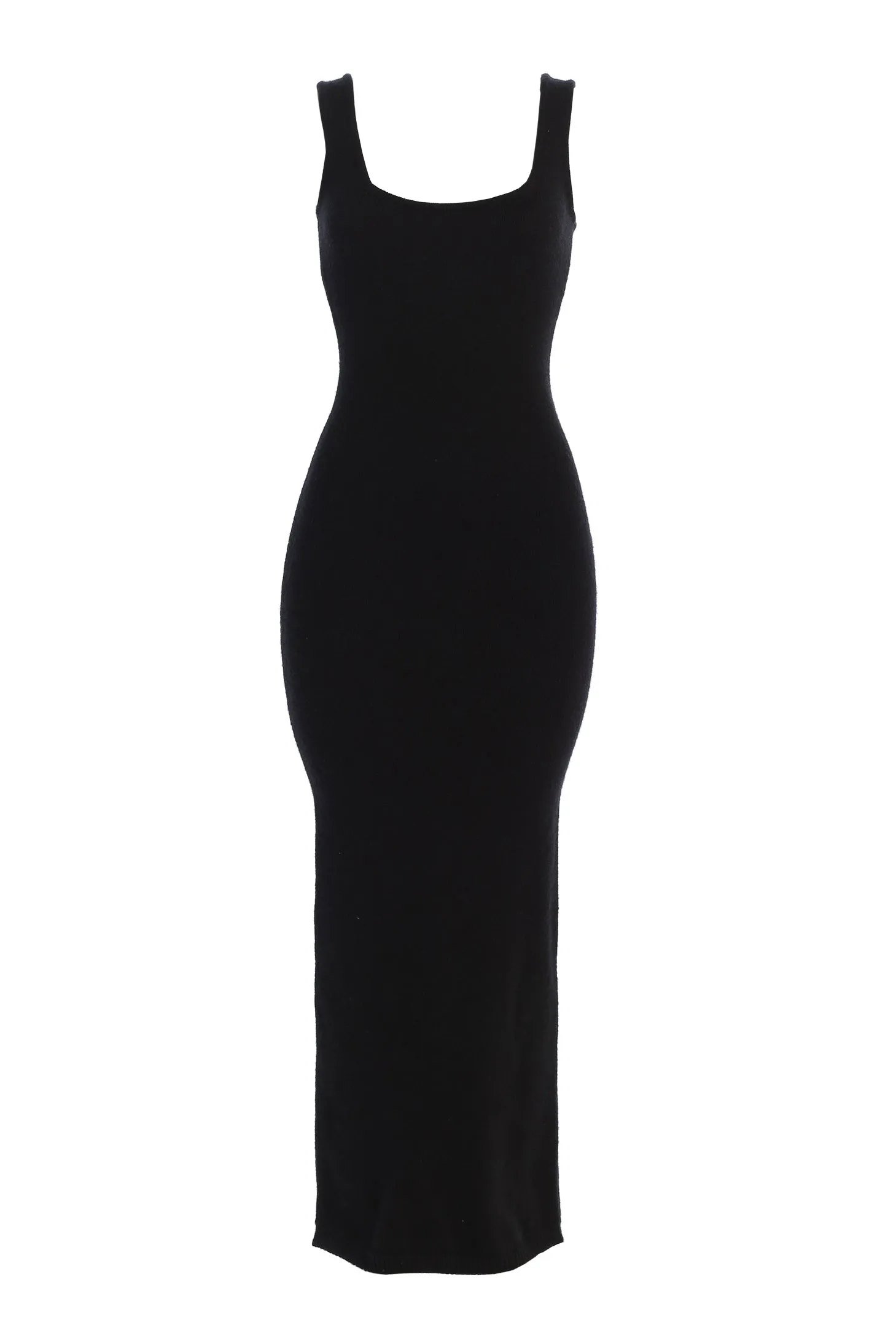 Black Karolina Knit Maxi Dress