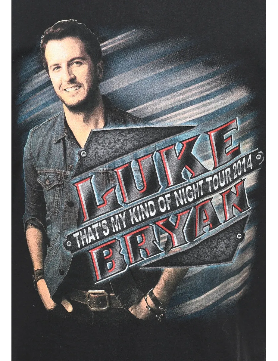 Black Luke Bryan Band T-shirt - XL