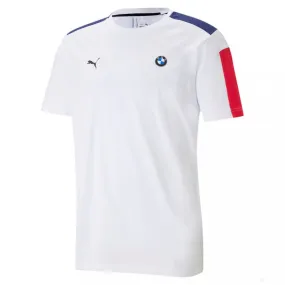 BMW T-shirt, Puma BMW MMS T7, White, 2021