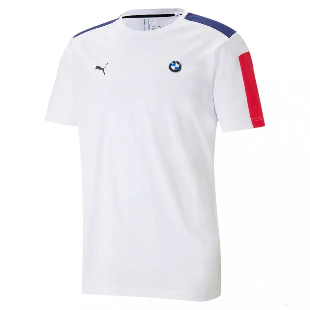 BMW T-shirt, Puma BMW MMS T7, White, 2021