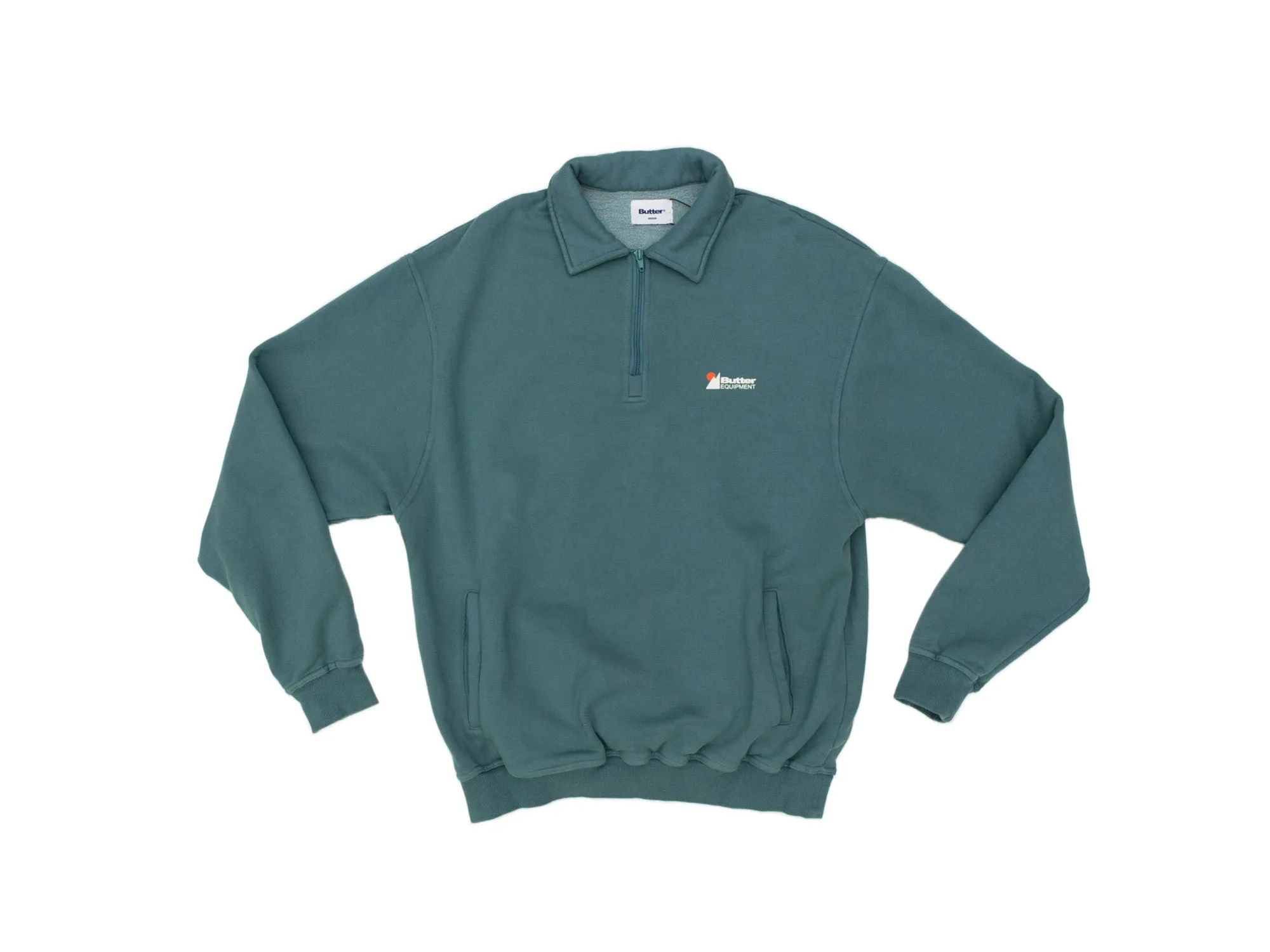 Butter Goods Pigment Dye 1/4 Zip Pullover