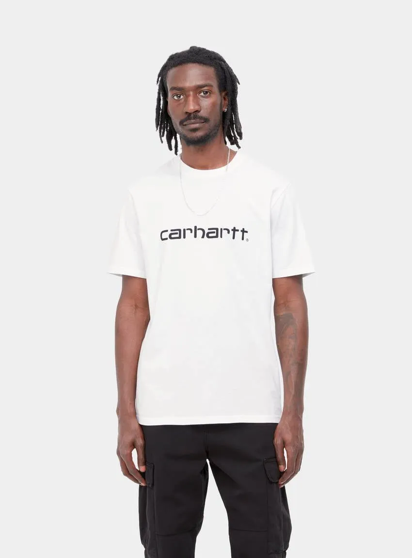 Carhartt SS script T-Shirt White