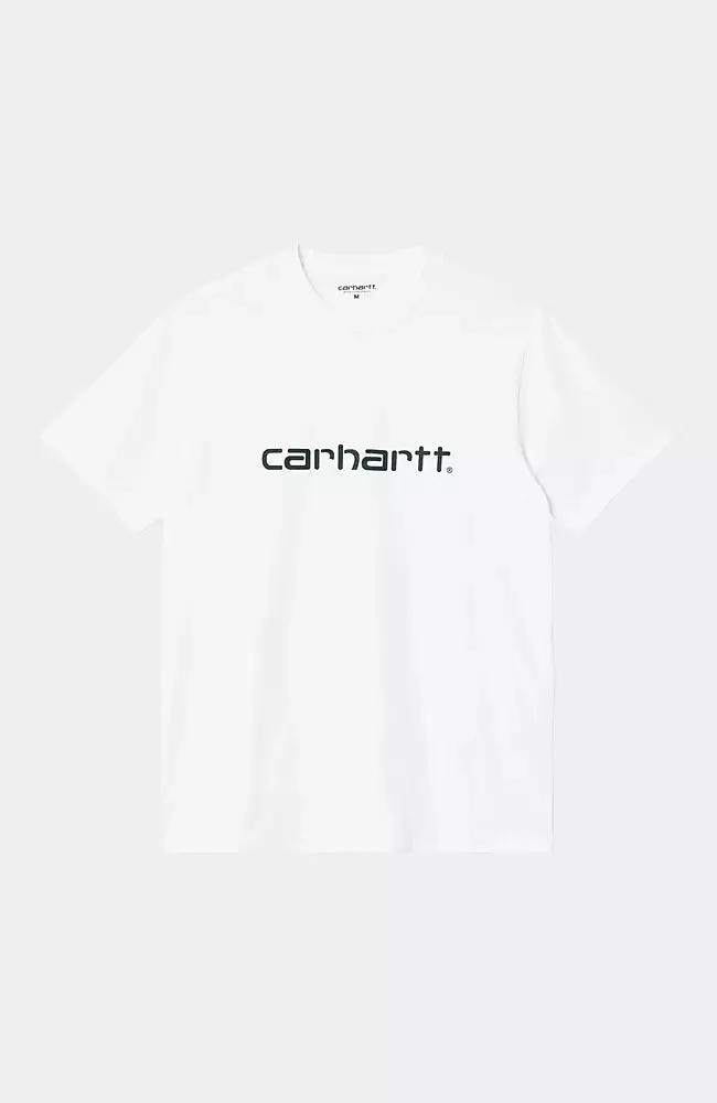 Carhartt SS script T-Shirt White