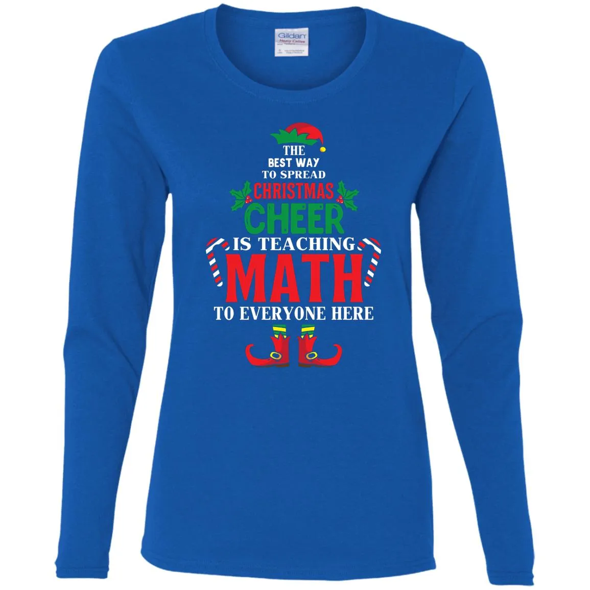 Christmas Cheer Is Teaching Math Women Long Sleeve Shirt