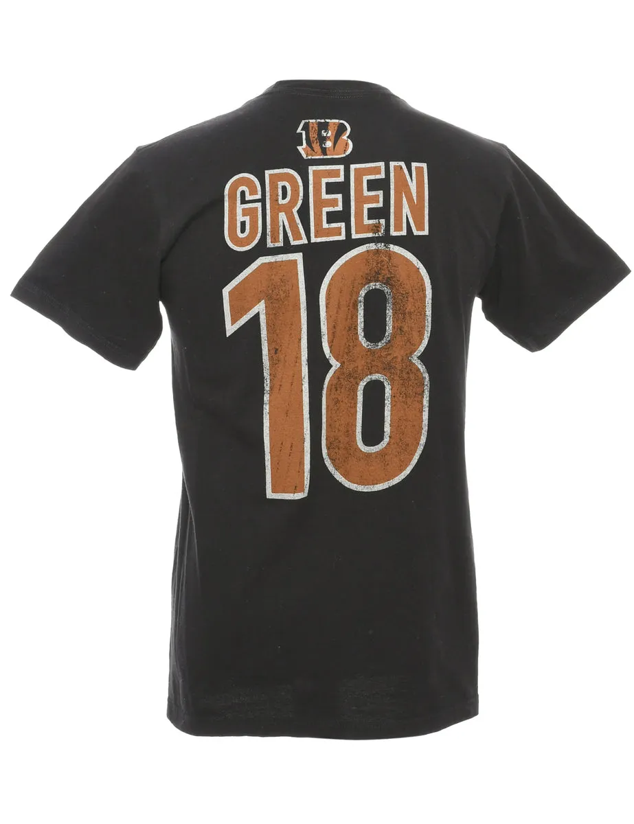 Cincinnati Bengals Football Printed T-shirt - M