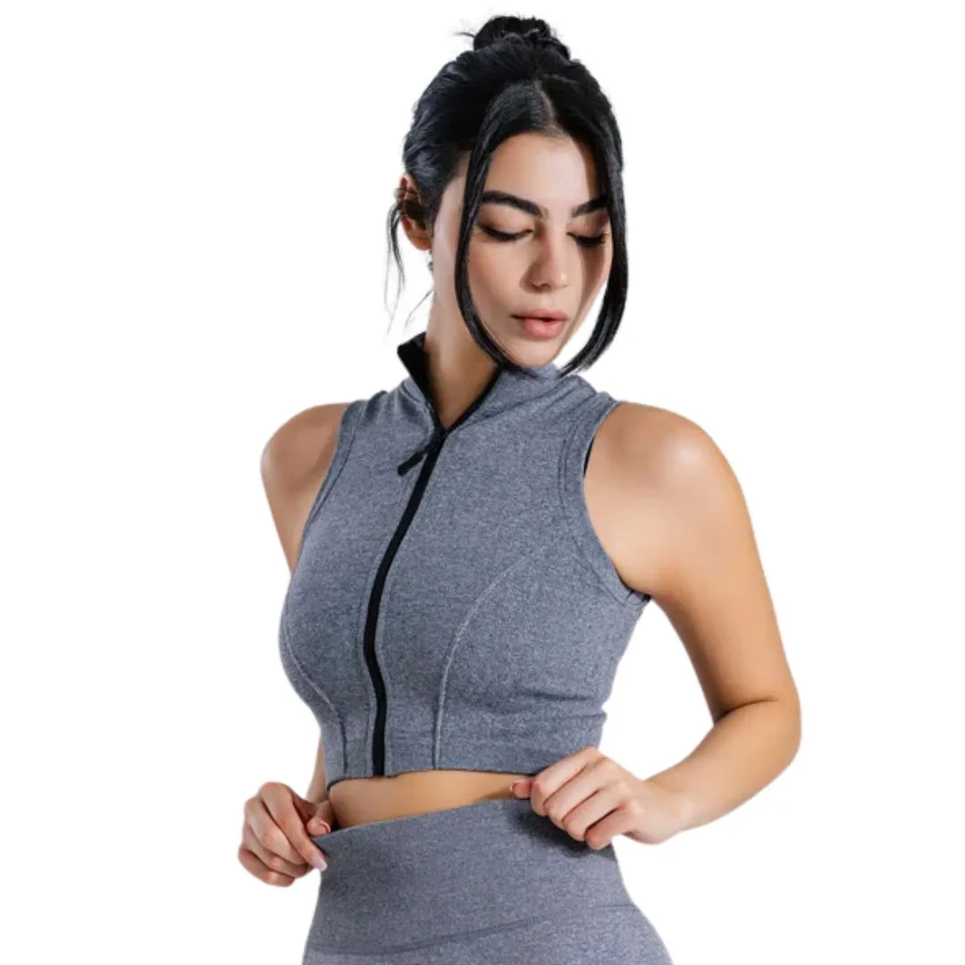 ContourFit Seamless Zip-Tank