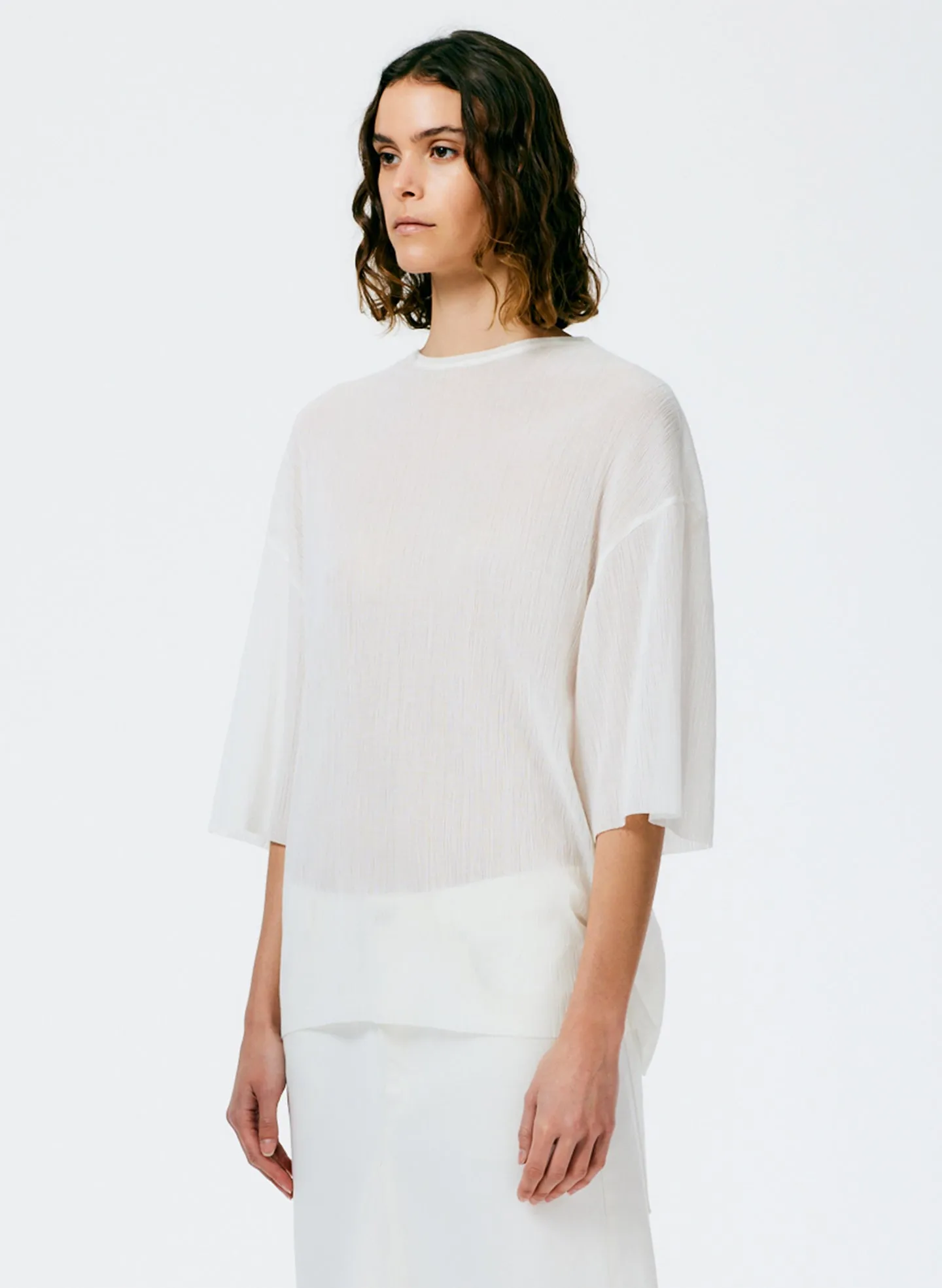 Crepe Gauze Easy T-Shirt