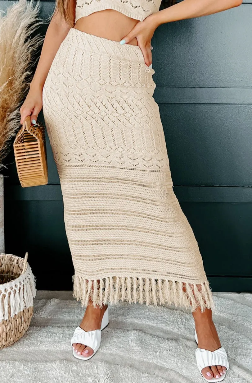 Crochet Babe Crochet Maxi Skirt (Natural)