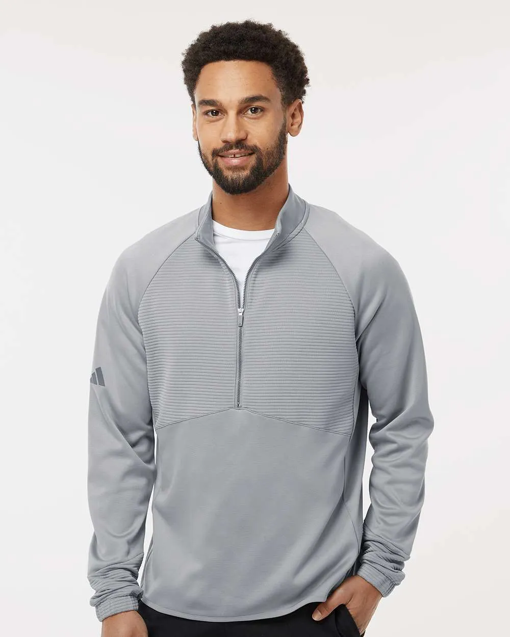 Custom Embroidery - Adidas - Quarter-Zip Pullover - A587