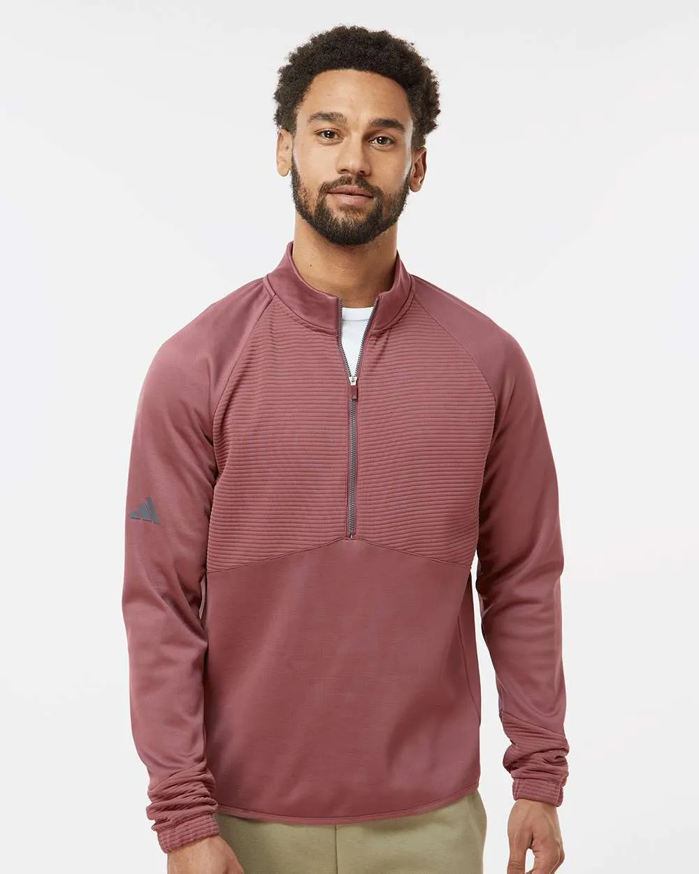 Custom Embroidery - Adidas - Quarter-Zip Pullover - A587