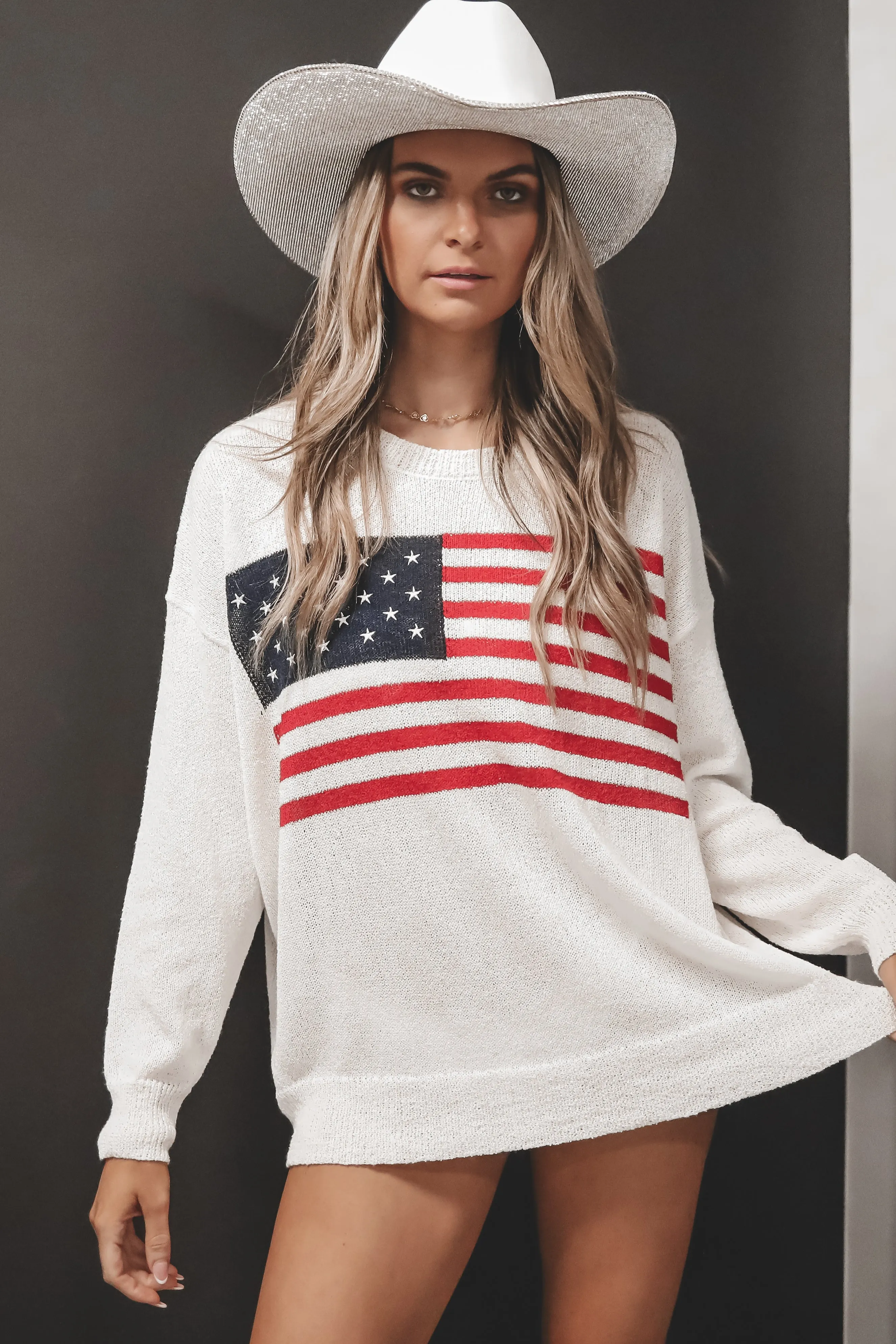 DEAL American Cutie Lightweight Flag Sweater