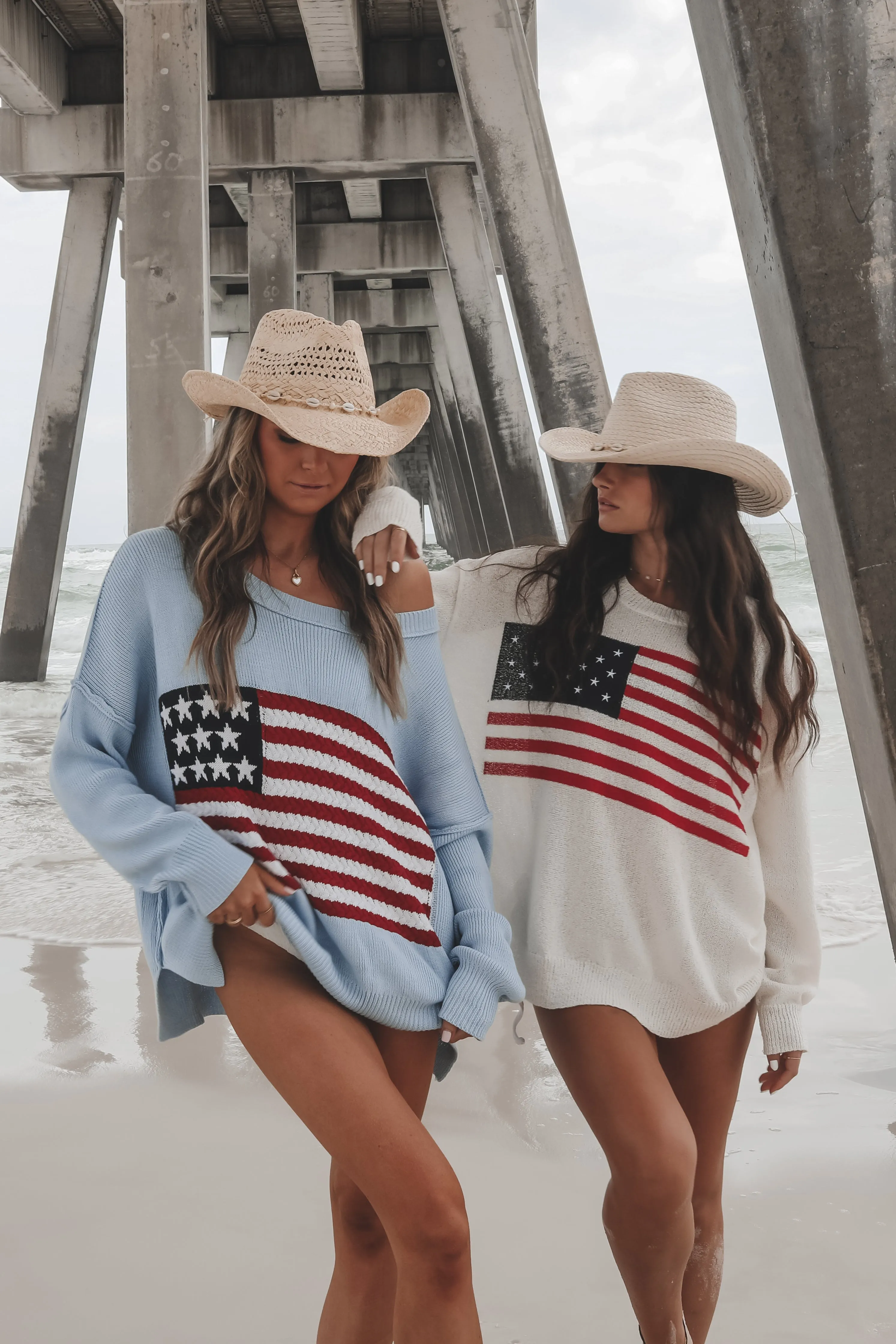 DEAL American Cutie Lightweight Flag Sweater