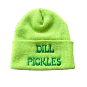 Dill Pickles Knit Beanie Winter Hat