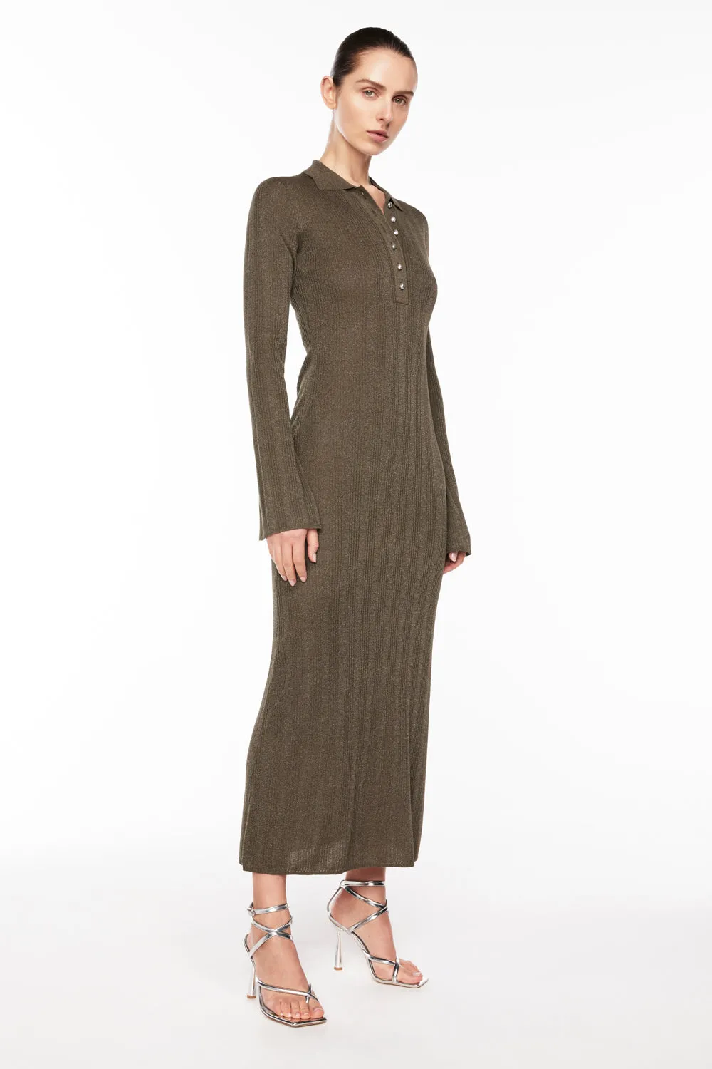 Double Vision Knit Dress