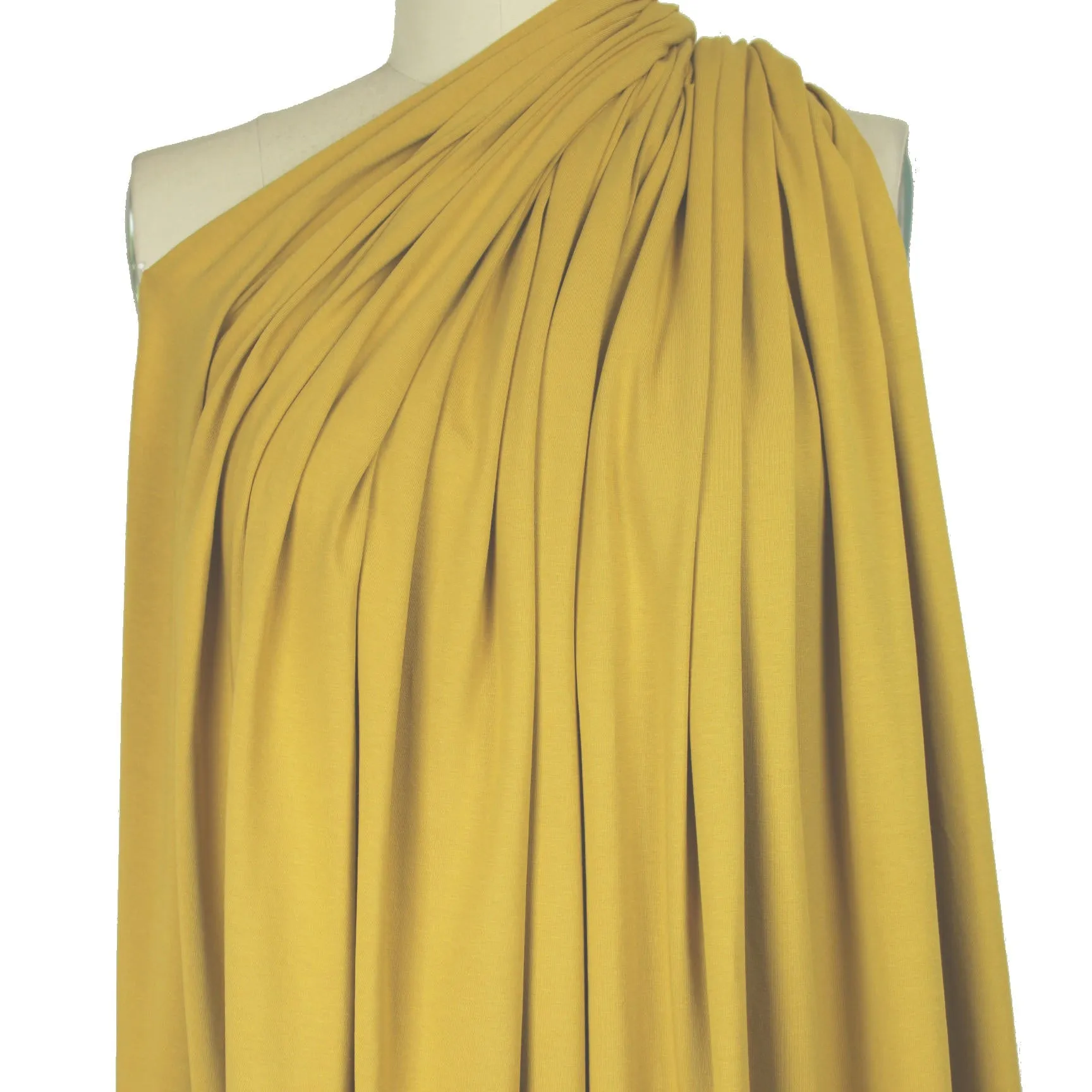 Dutch 220 gms cotton/spandex knit - mustard