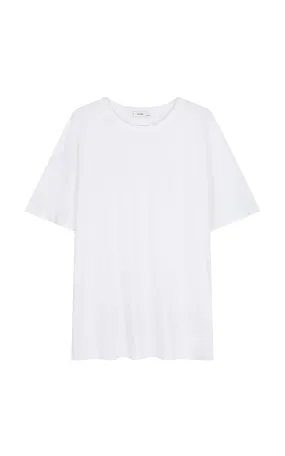 EASTBOURNE LINEN TEE - WHITE