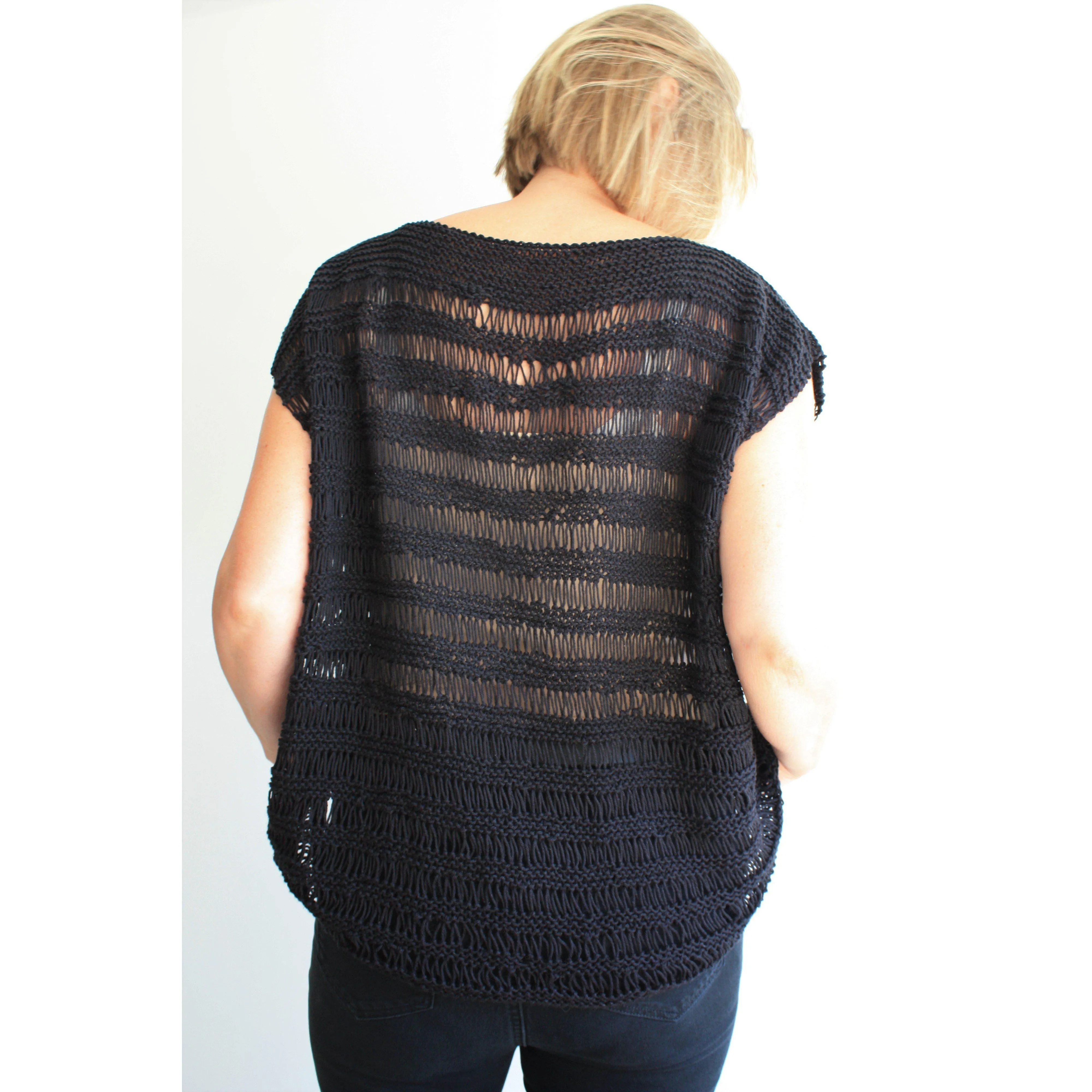 Easy Knitting Pattern - Bon Ares Summer Top