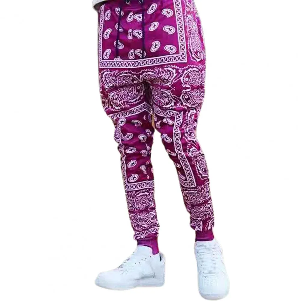 Fashion Printed Jogger Men Women Casual Pants Bandana Couple Jogging