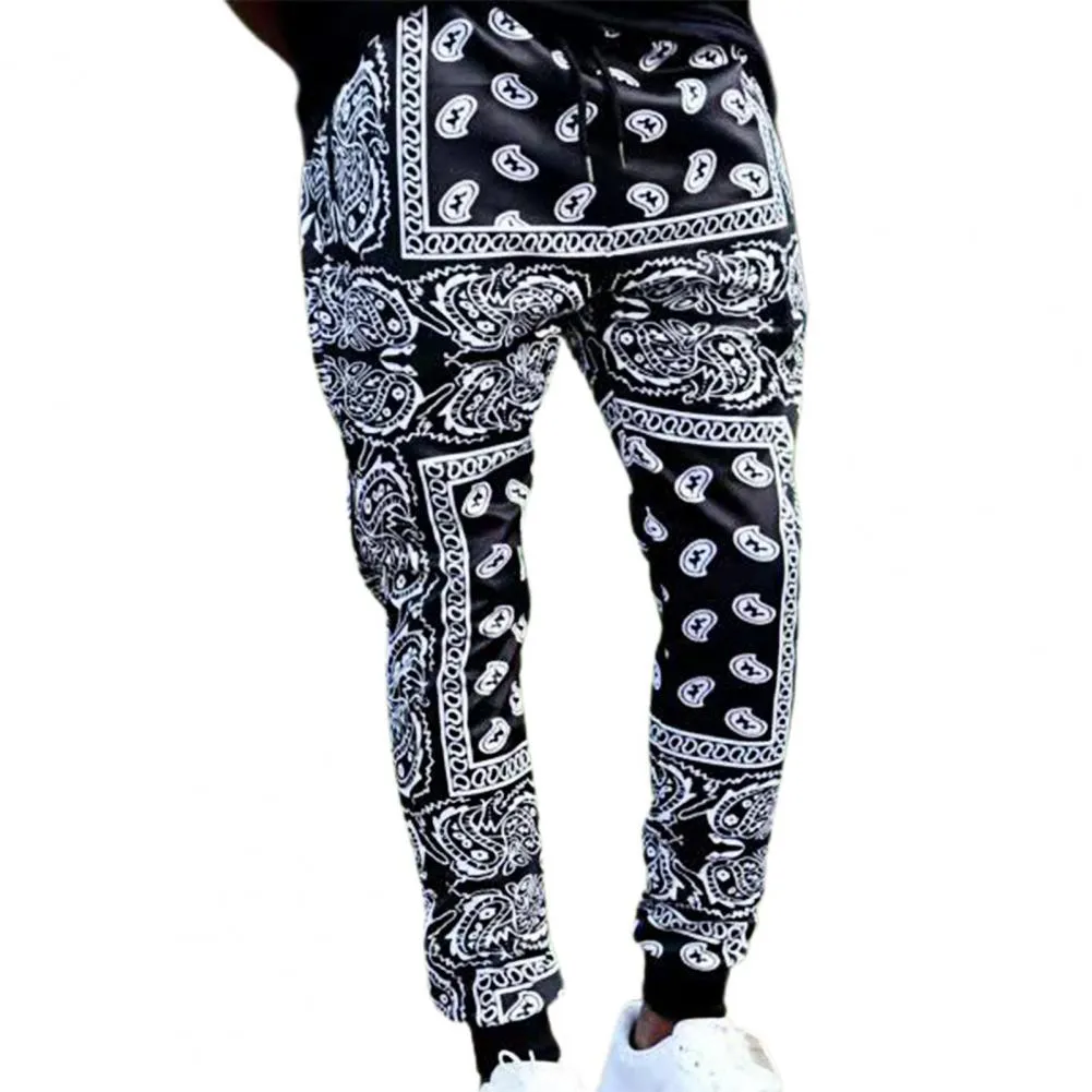 Fashion Printed Jogger Men Women Casual Pants Bandana Couple Jogging