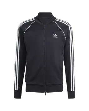 Felpa Uomo Adidas Track Jacket Adicolor Classics Sst Nero