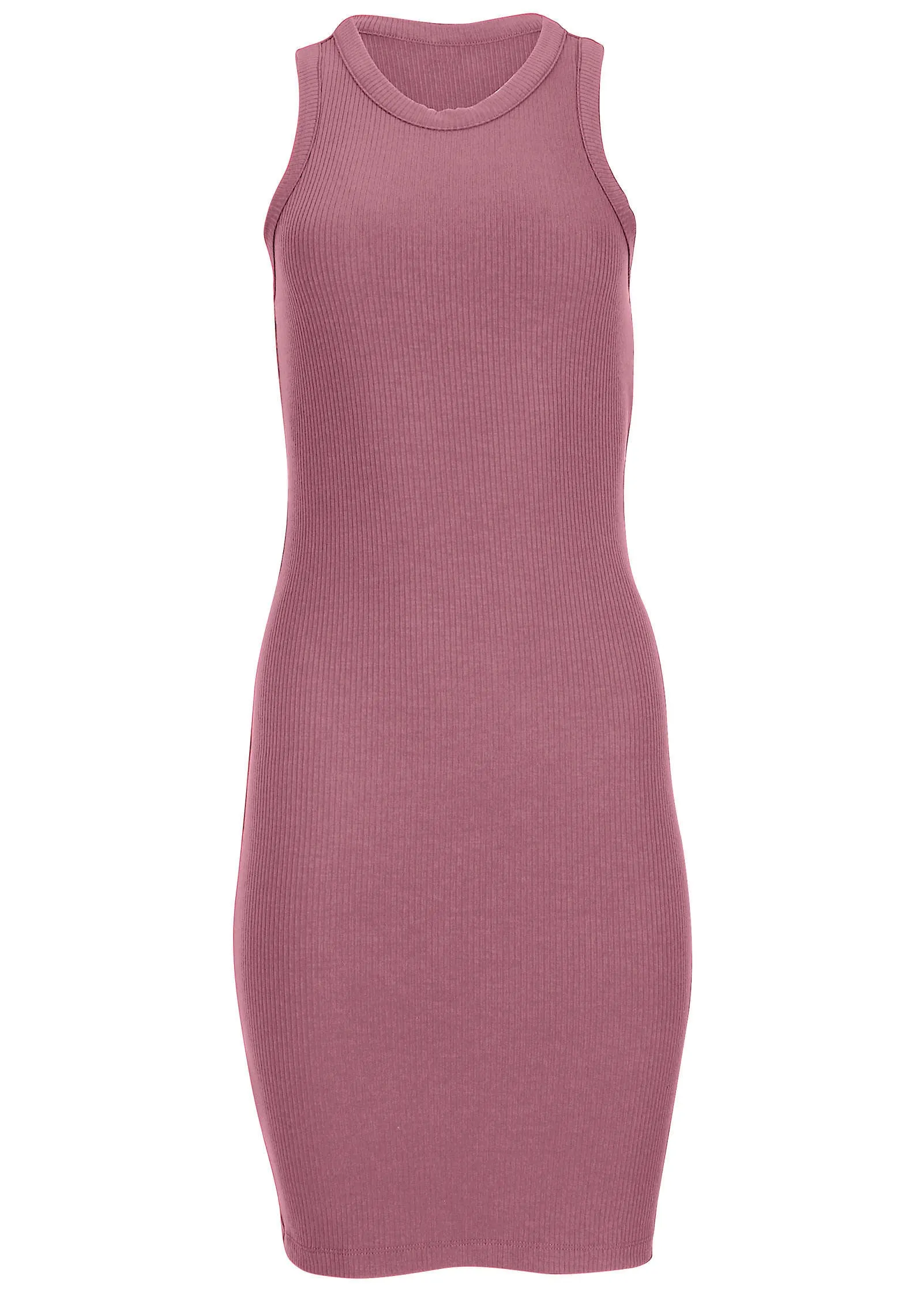 Flexrib Mini Dress - Heather Rose