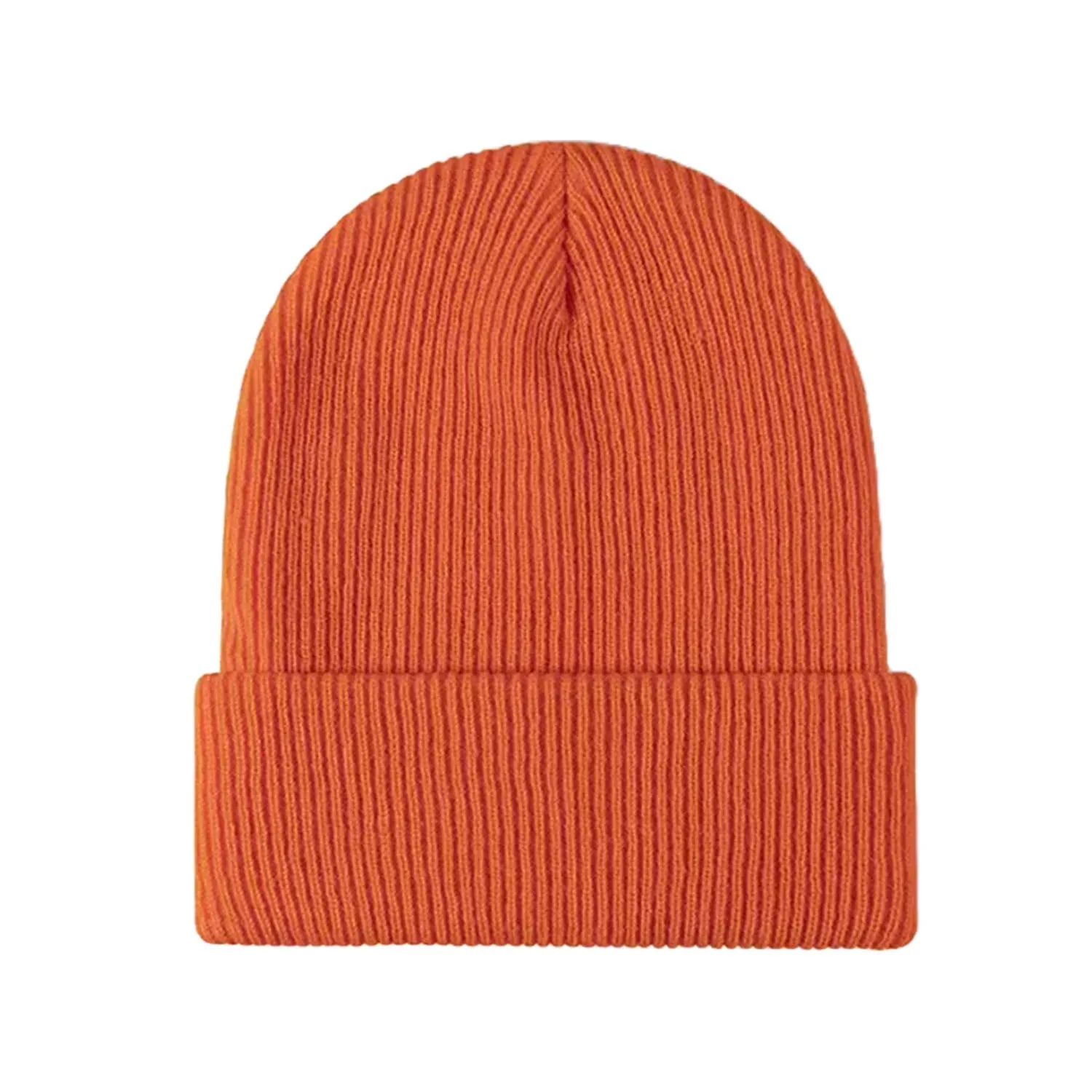 FLOOF Unisex Knit Hat in Orange