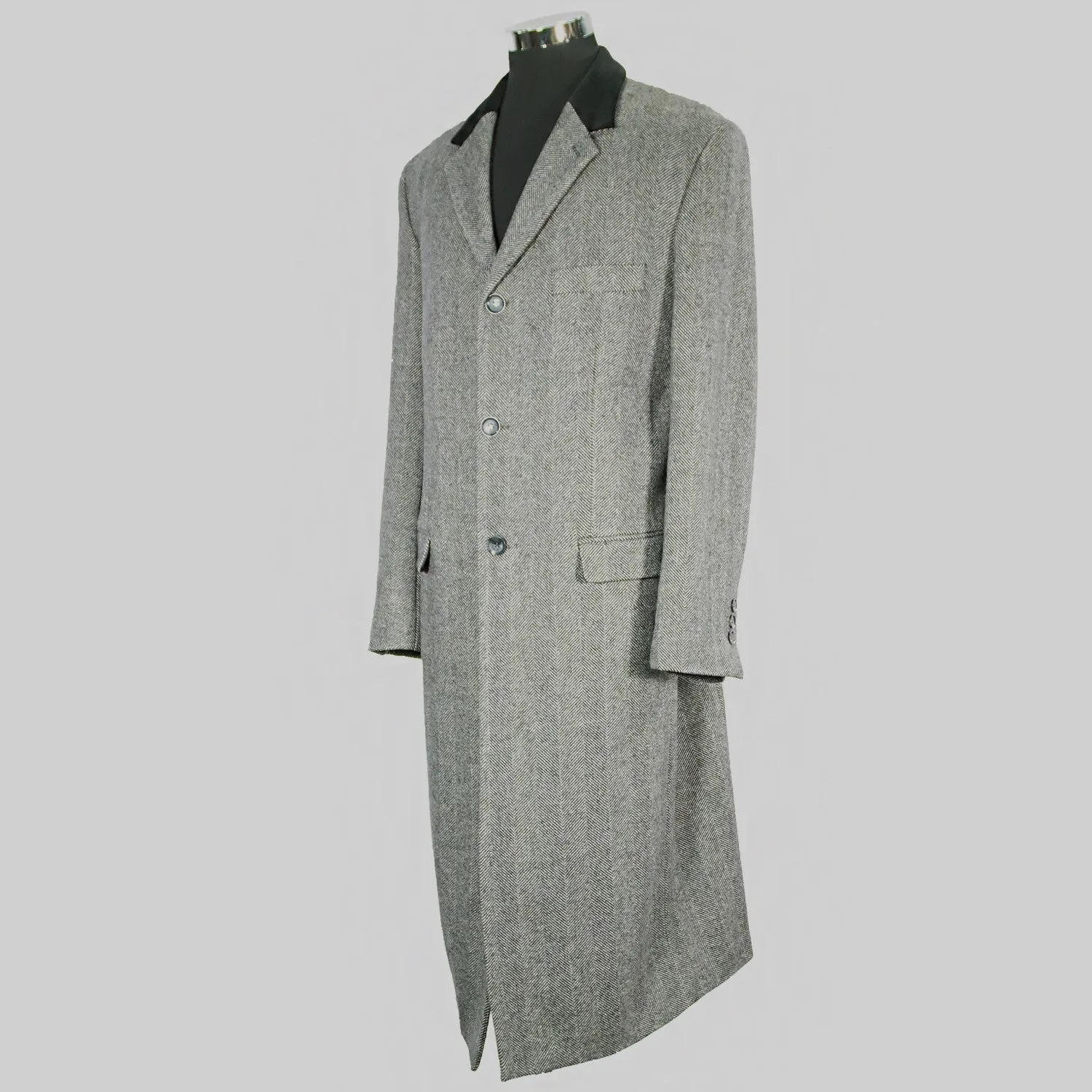 Full Length Wool/Cashmere Top Coat