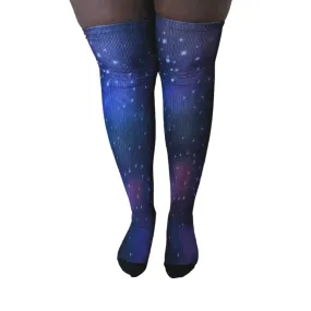 Galaxy Thigh High Compression Socks V2